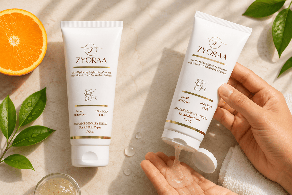 Vitamin C Serum vs Vitamin C Cleanser: Which One Do You Actually Need? - ZYORAA
